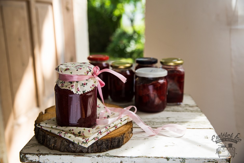 strawberry jam from the Taste of Memories countryside kitchen