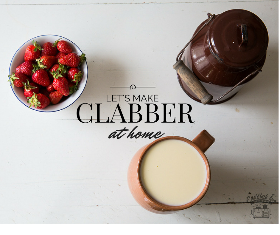 clabber at home from the Taste of Memories countryside kitchen